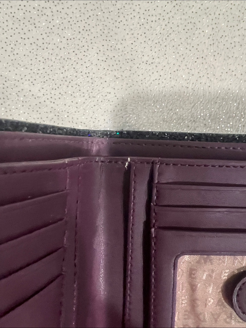kate spade wallet in deep plum . EUC - Picture 5 of 8